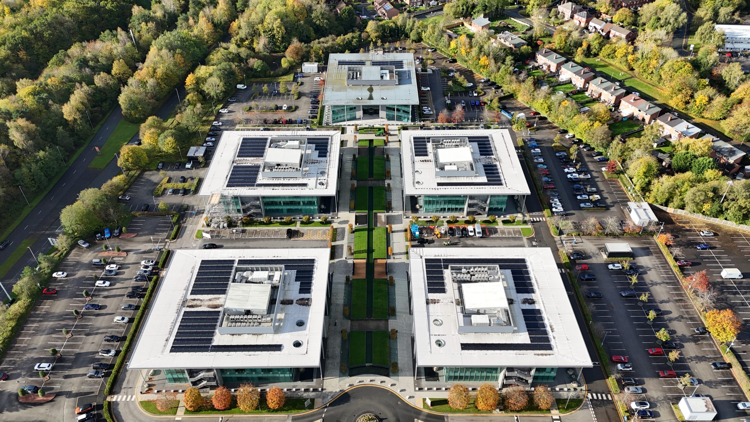 Birchwood Park aerial view