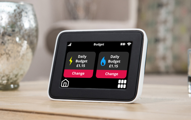 an image showing a Smart Meter display within a home
